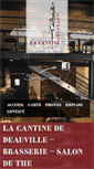 Mobile Screenshot of lacantinedeauville.fr
